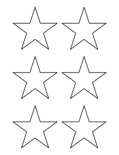 3 Inch Star Tracing Shape Pdf, Free Vectors File